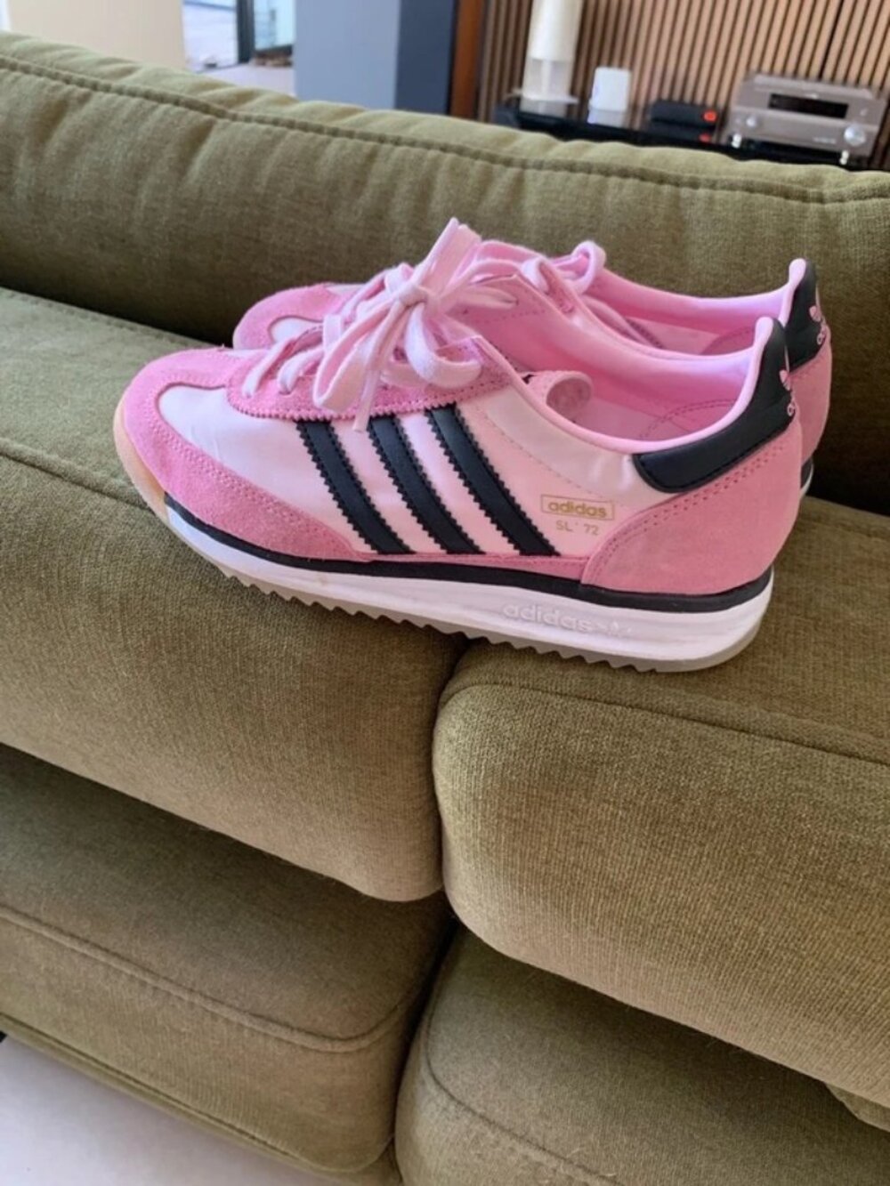 RARE Adidas SL 72 OG Pink black Dead Stock 38 (EU); 6.5-7 (US W); 5.5 (US kid)